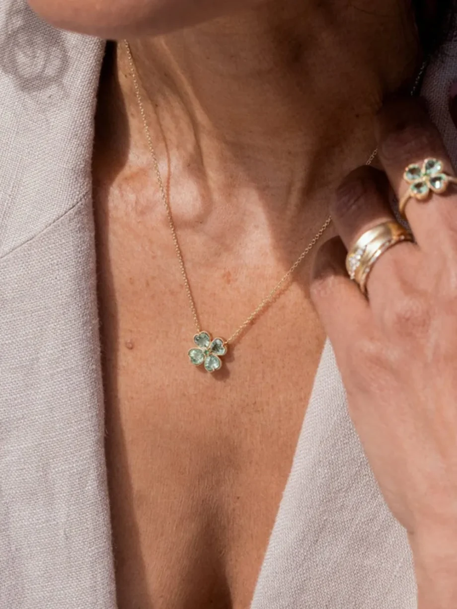Lucky Charm Clover Necklace