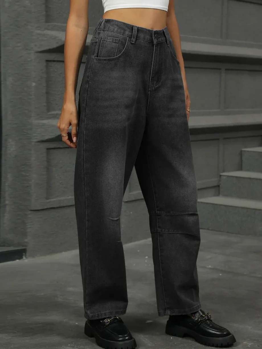 Sunwashed Wide-Leg Jeans