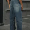 Sunwashed Wide-Leg Jeans