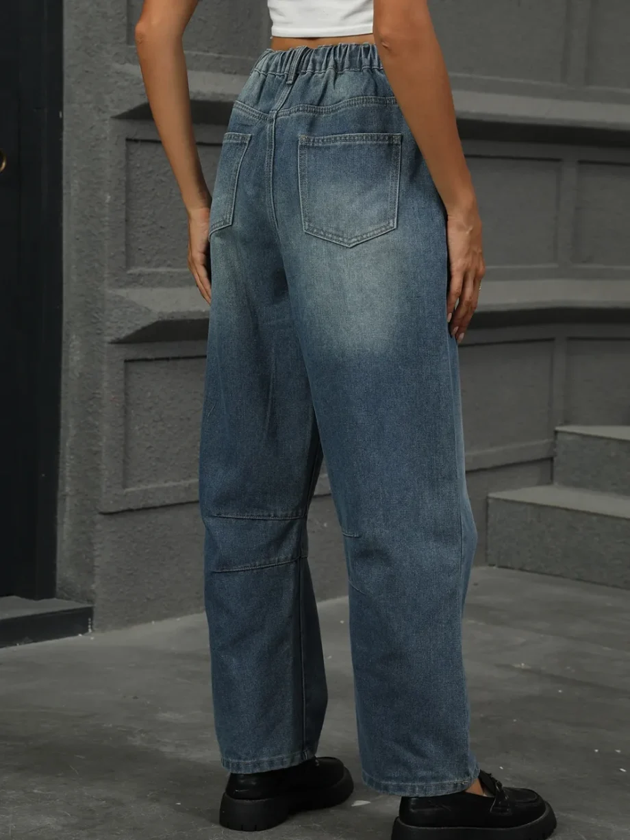 Sunwashed Wide-Leg Jeans