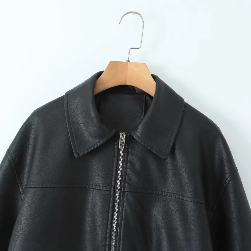 VintageWashed Leather Jacket