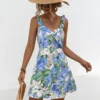 Floral Whimsy Mini Dress