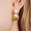Golden Shell Earrings