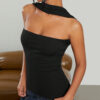 Strapless Camisole top with reverse hanging neck