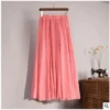 Cotton Linen Maxi Skirt