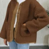 Plush Lambskin Winter Coat