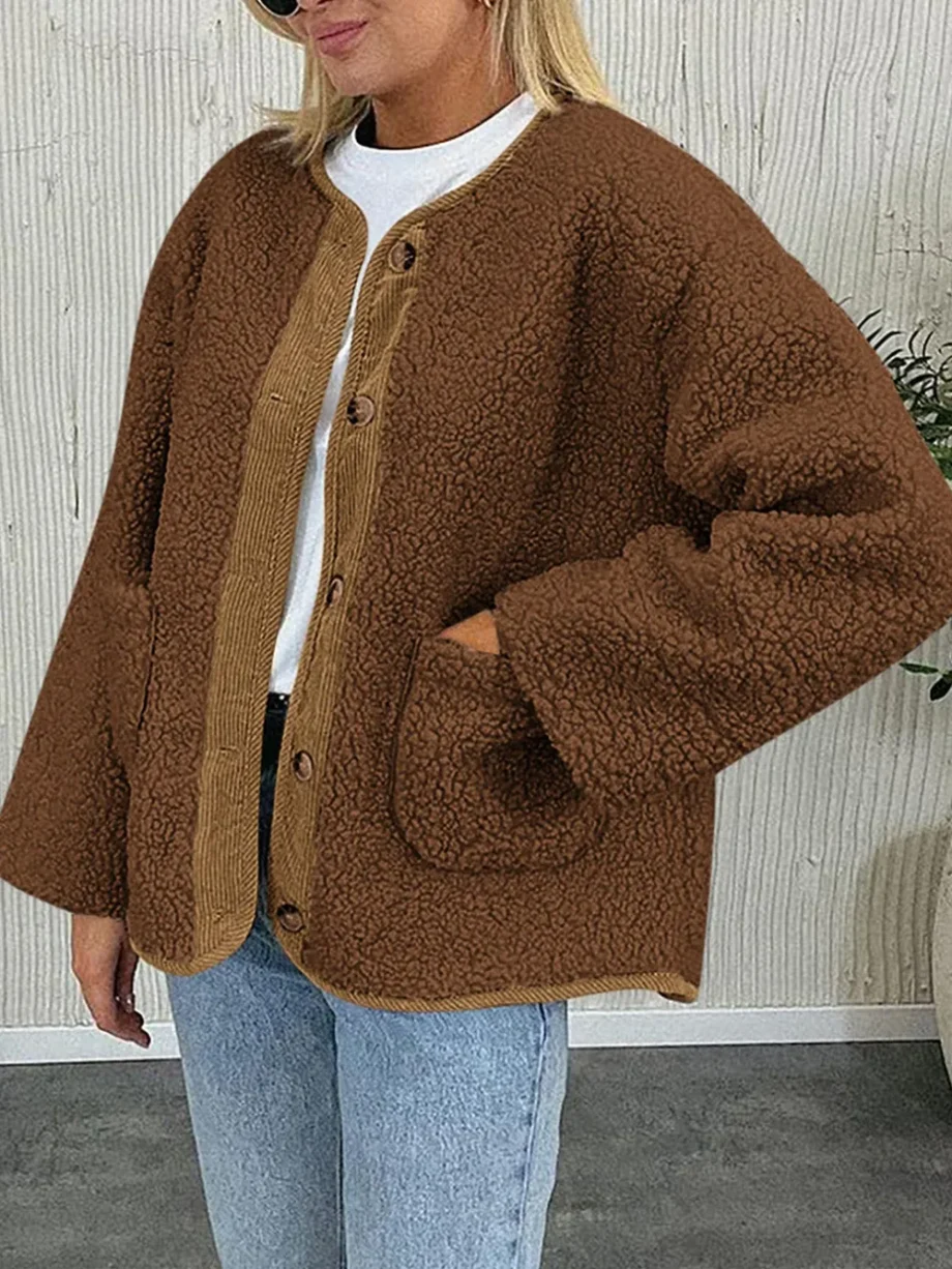 Plush Lambskin Winter Coat