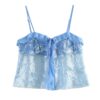 Sequin camisole top for women