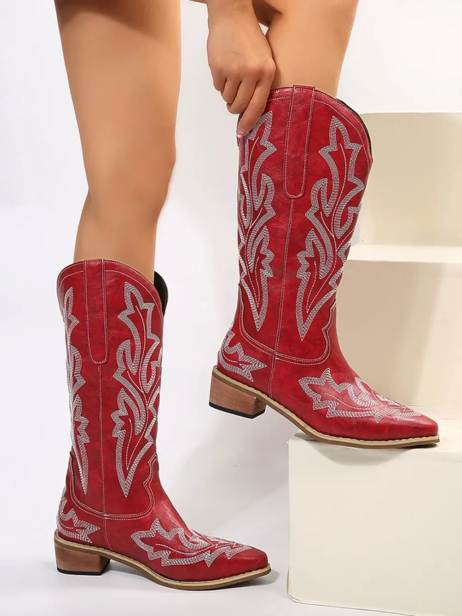 PointCraft Embroidered Boots