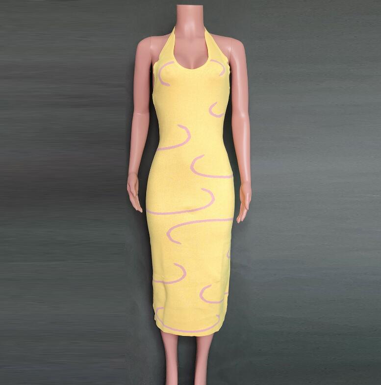 Sunkissed Silk Knitted Bodycon Dress