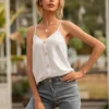 Vivid V-Spaghetti Cami