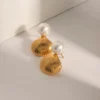 Golden Shell Earrings