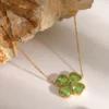 Lucky Charm Clover Necklace