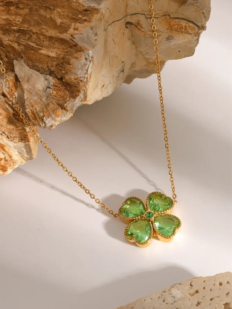 Lucky Charm Clover Necklace