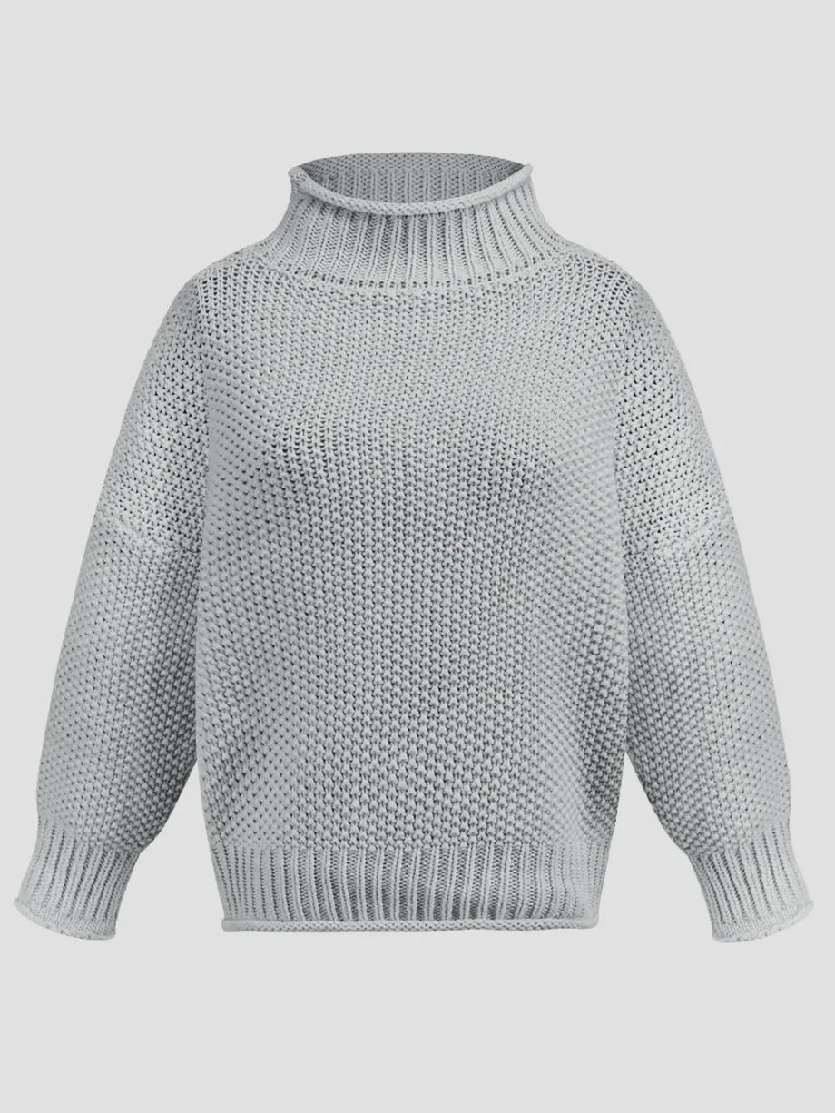 Cozy Turtleneck Knit Sweater