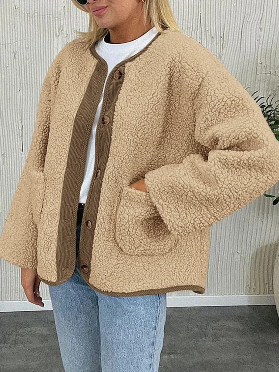 Plush Lambskin Winter Coat