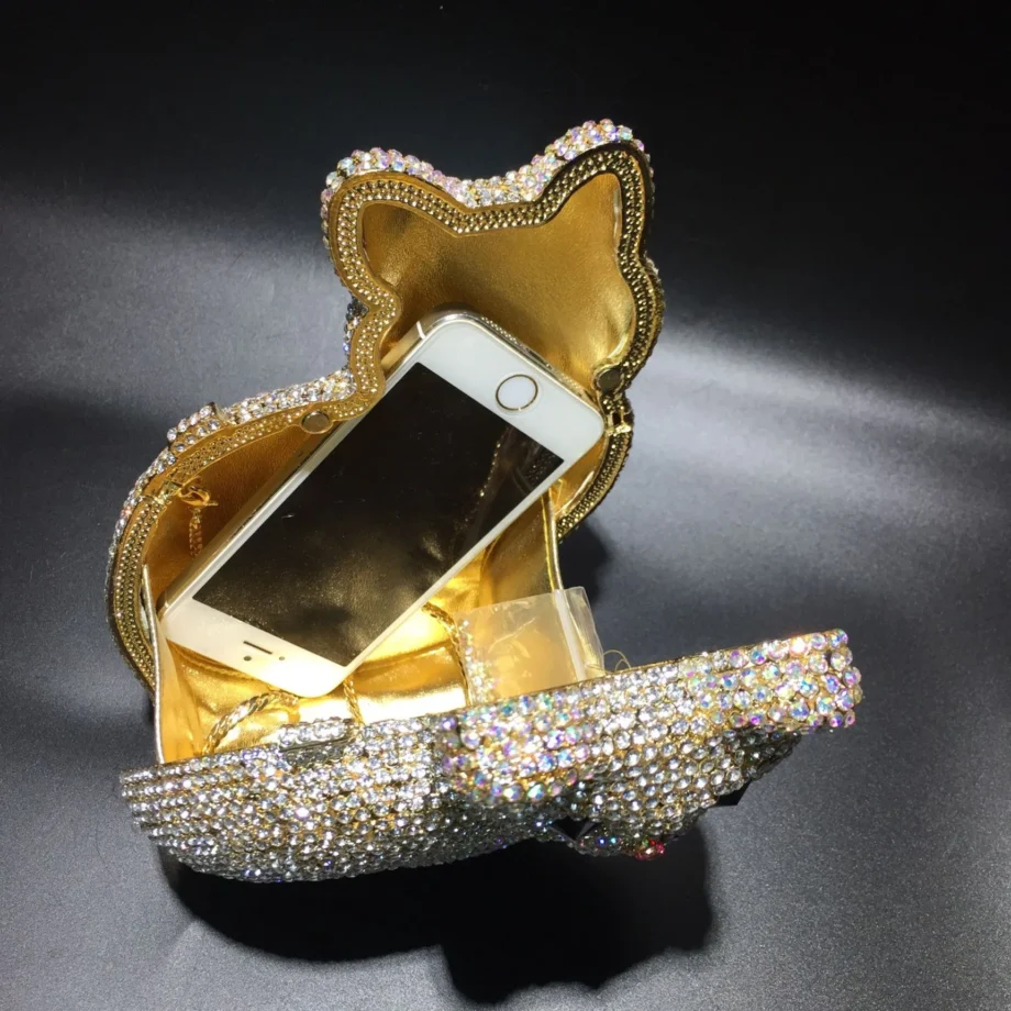 WhiskerSparkle Crystal Purse