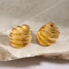 ShellAura Stud Earrings