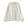 Criss-Cross Cozy Oversized Sweater