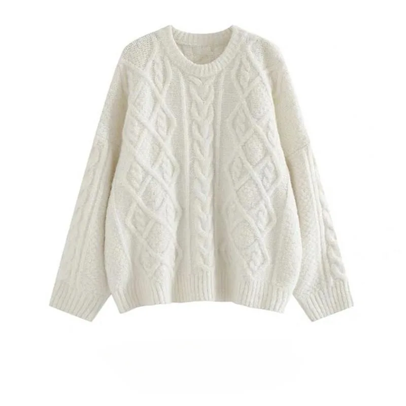Criss-Cross Cozy Oversized Sweater
