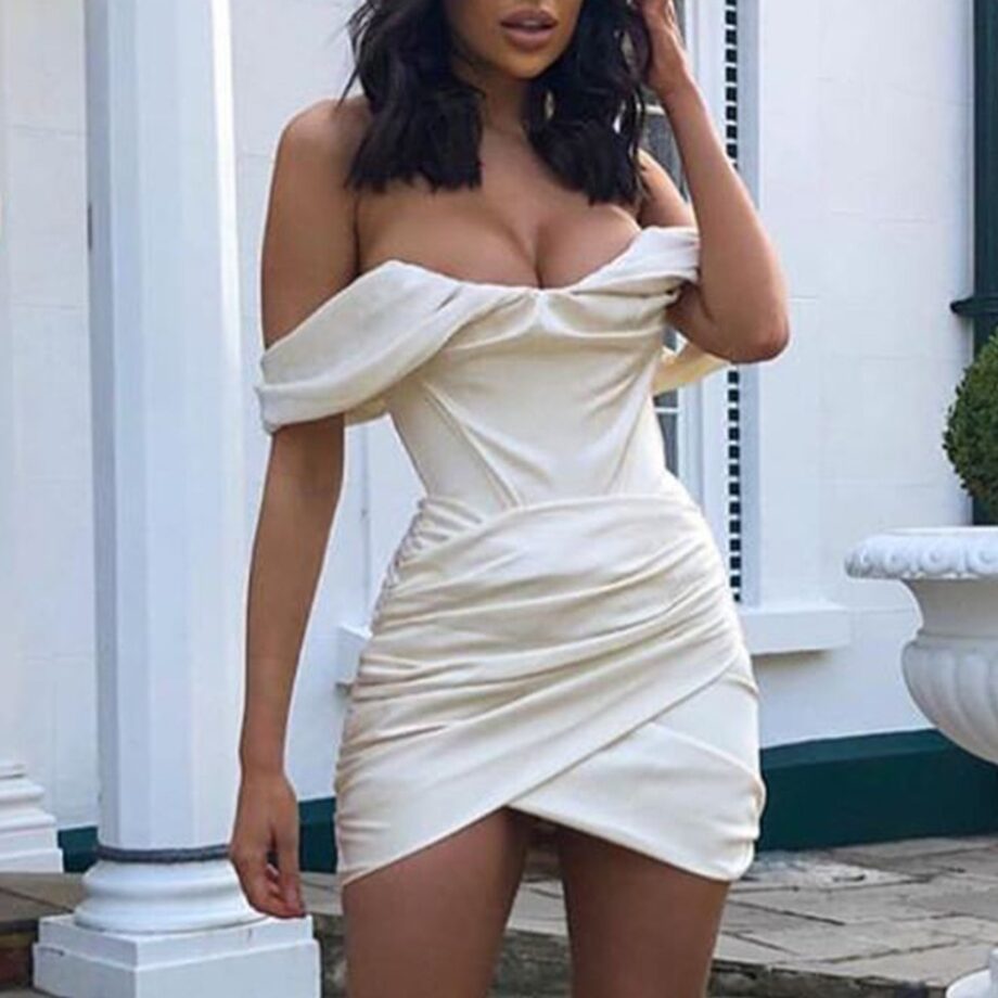 Satin Glow Mini Dress