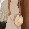 BohoSmocked Tiered Dress