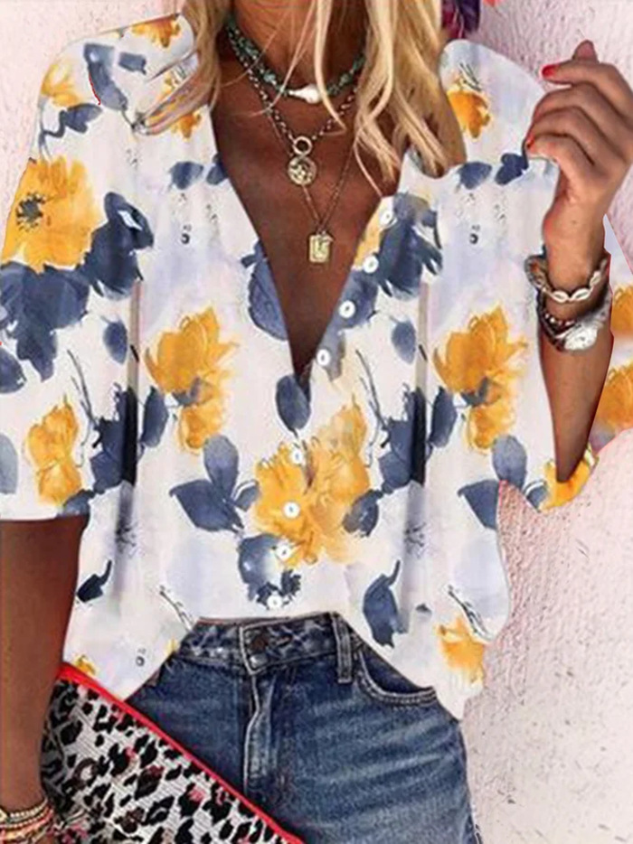 Summer Gypsy Printed Shirt