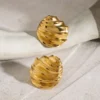 ShellAura Stud Earrings