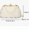 PearlLace Crossbody Bag
