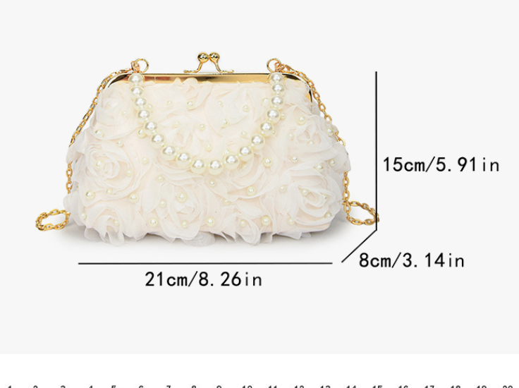PearlLace Crossbody Bag