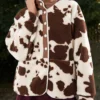 Pocketed Half Snap Sherpa Jacket