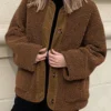 Plush Lambskin Winter Coat