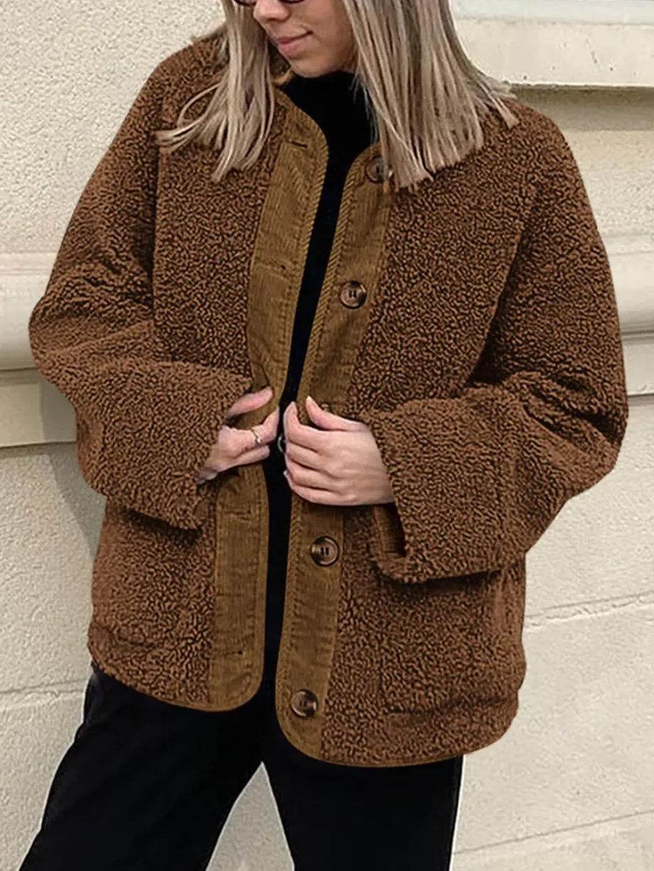 Plush Lambskin Winter Coat