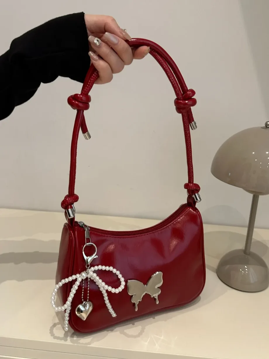 FlutterBow PU Purse