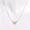 Charming Bow Pendant Necklace