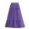 Tulle Midi Long Skirt