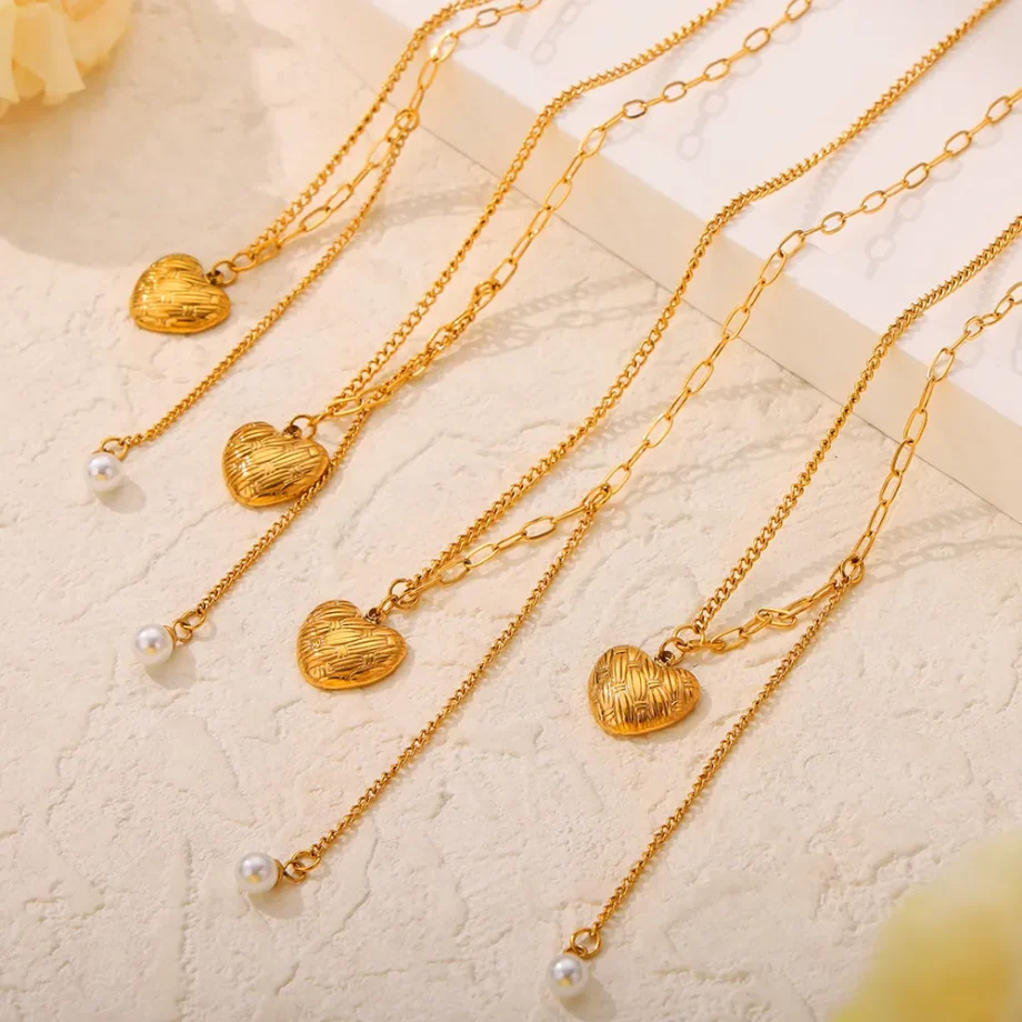 Heart of Pearl Necklace