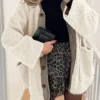 Plush Lambskin Winter Coat