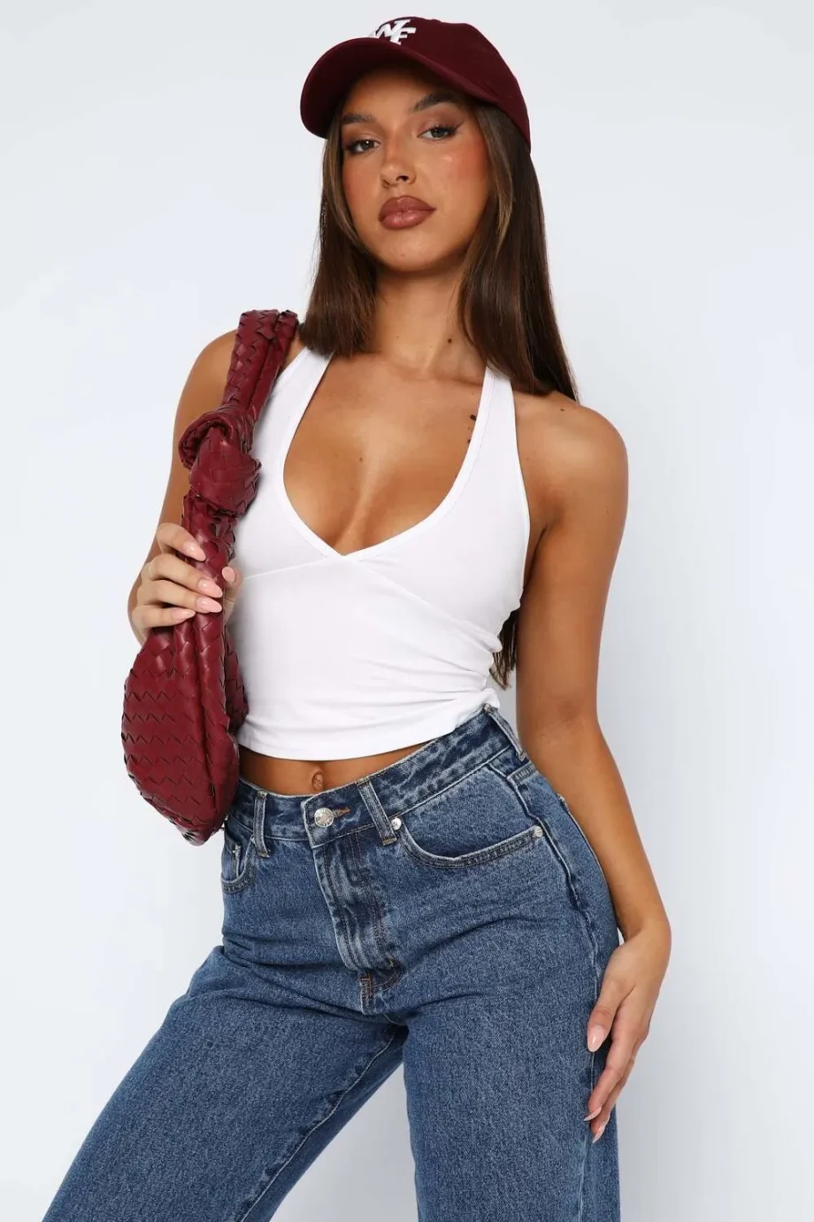 Halter Luxe Cropped Cami