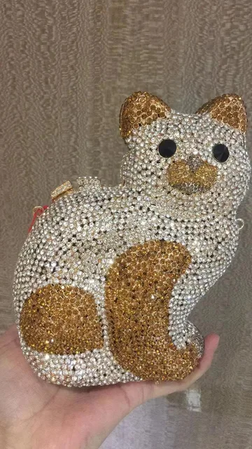 WhiskerSparkle Crystal Purse