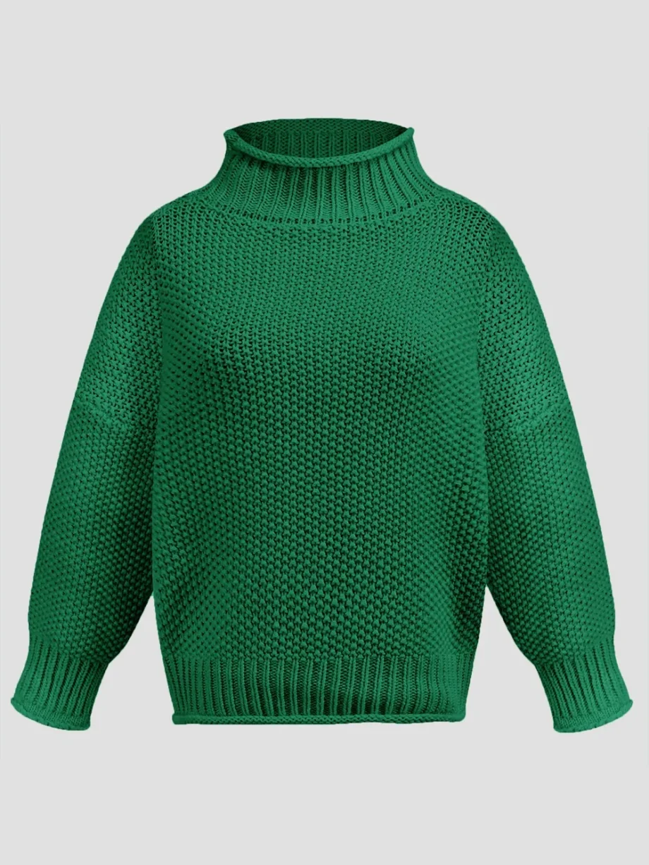 Cozy Turtleneck Knit Sweater