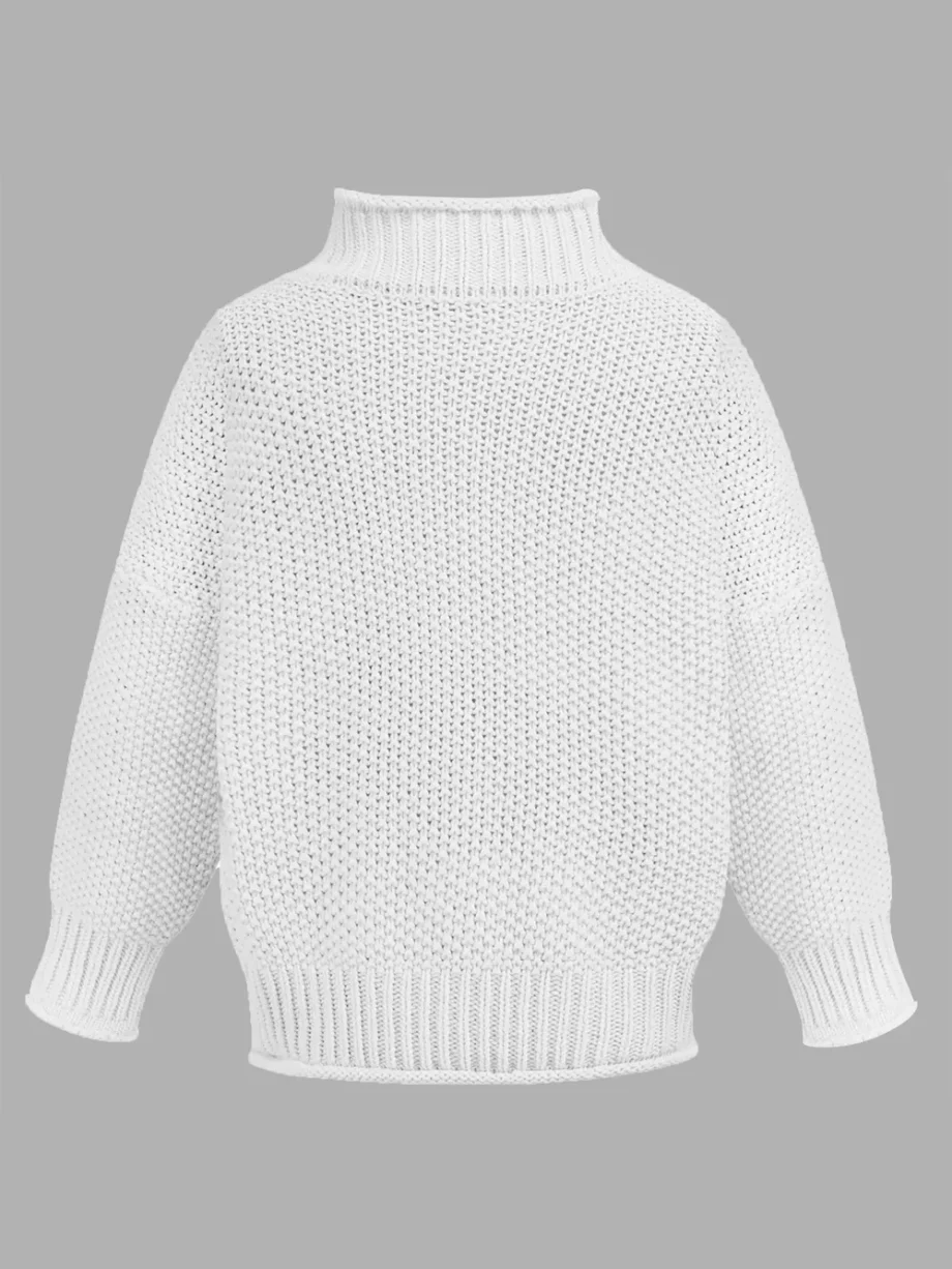 Cozy Turtleneck Knit Sweater