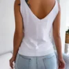 Scoop Cable Knit Vest