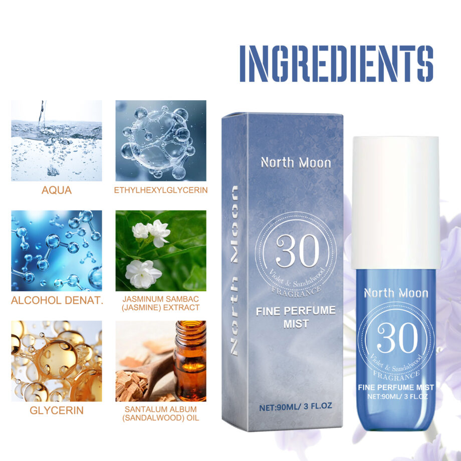 North Moon Violet Perfume Spray