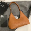 Moonlit Leather Shoulder Bag