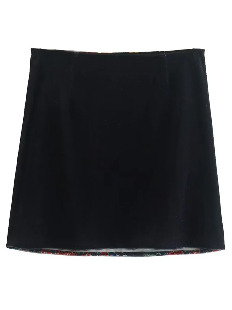 Printed Boho Mini Skirt