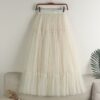 Tulle Midi Long Skirt