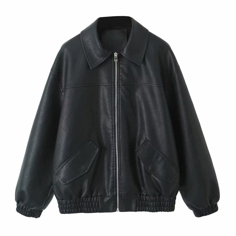VintageWashed Leather Jacket