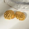 Coastal Charm Shell Studs