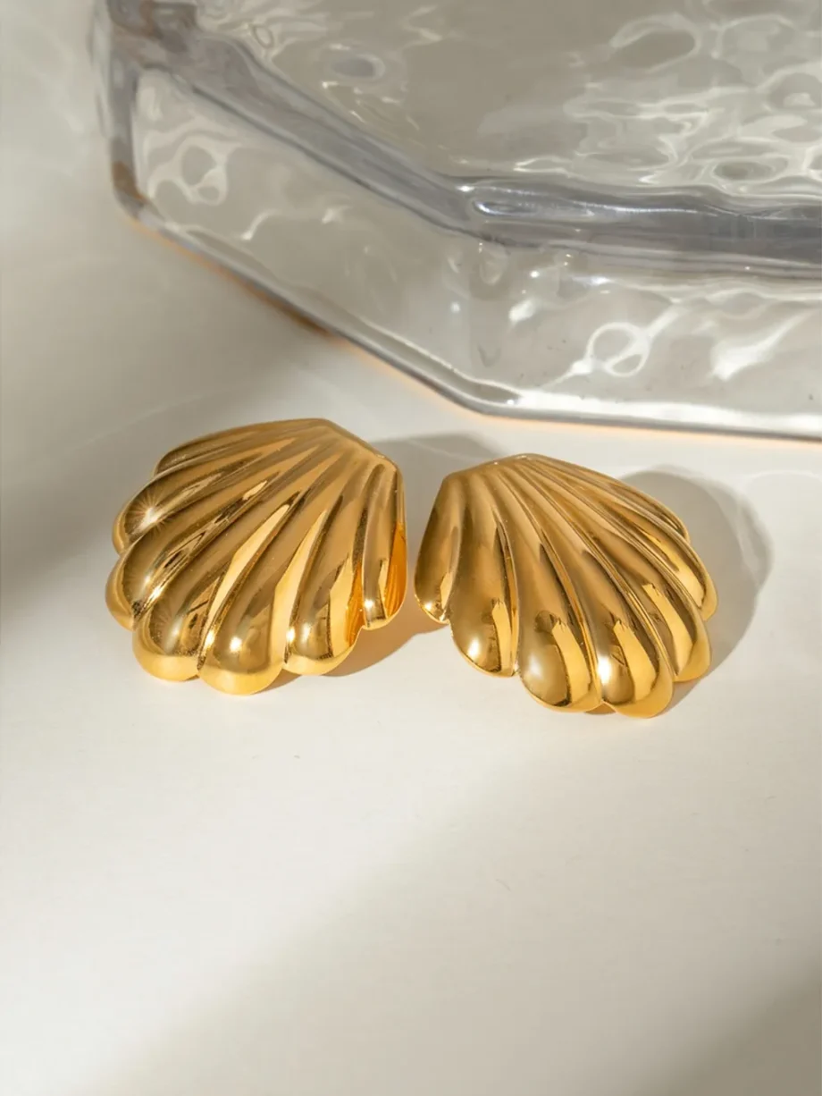 Coastal Charm Shell Studs
